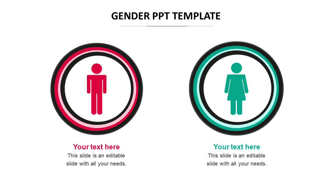 Use Gender PPT Template Presentation